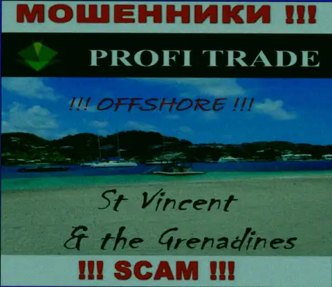 Зарегистрирована контора ПрофиТрейд в оффшоре на территории - Сент-Винсент и Гренадины, МОШЕННИКИ !!!