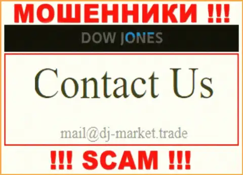 В контактной информации, на ресурсе мошенников Dow Jones Market, указана вот эта электронная почта