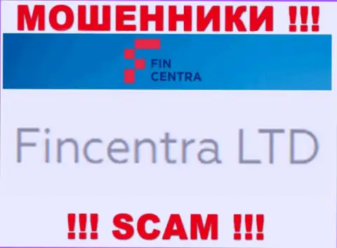 На официальном веб-портале Фин Центра говорится, что указанной организацией владеет Fincentra LTD