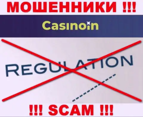 Информацию о регулирующем органе конторы CasinoIn не отыскать ни на их интернет-сервисе, ни в internet сети