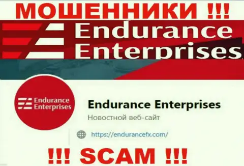 Установить контакт с internet ворами из конторы Endurance Enterprises Вы можете, если напишите сообщение им на е-майл