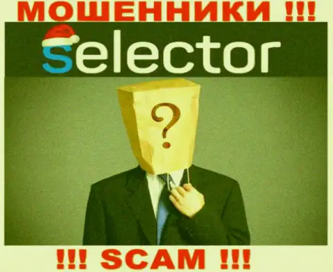 Нет возможности разузнать, кто же является прямыми руководителями компании Selector Gg - это однозначно мошенники