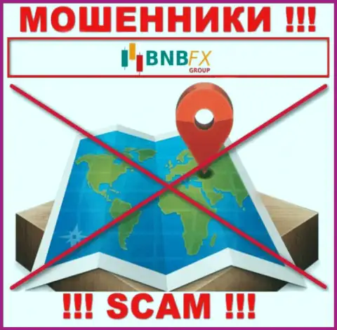 На интернет-сервисе BNB FX напрочь отсутствует информация относительно юрисдикции указанной компании