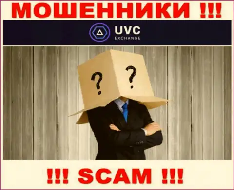 Не связывайтесь с internet мошенниками UVCExchange Com - нет инфы об их прямом руководстве