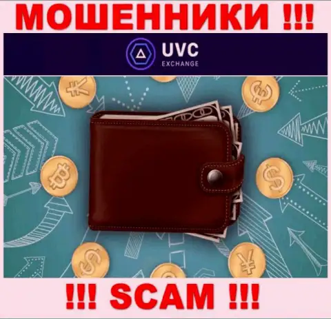Crypto кошелек - именно в данном направлении оказывают свои услуги мошенники UVCExchange Com