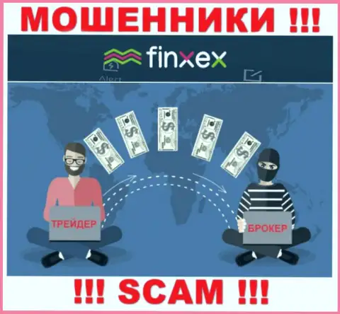 Finxex - это коварные мошенники ! Выманивают денежные активы у валютных трейдеров хитрым образом