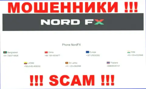 Не поднимайте телефон, когда названивают неизвестные, это могут оказаться internet мошенники из конторы NordFX Com