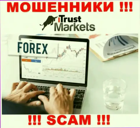 Крайне рискованно сотрудничать с internet мошенниками Trust Markets, род деятельности которых Forex