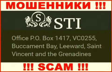 Saint Vincent and the Grenadines - это юридическое место регистрации организации StokOptions