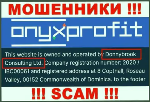 Юр лицо конторы OnyxProfit - это Доннибрук Консалтинг Лтд, инфа взята с сайта