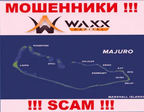 С мошенником Waxx Capital рискованно иметь дела, они зарегистрированы в офшоре: Majuro, Marshall Islands