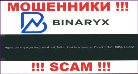 Не ведитесь на то, что Binaryx располагаются по тому адресу, что написали на своем web-сайте
