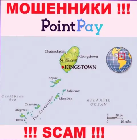 Point Pay LLC - это интернет-обманщики, их место регистрации на территории Сент-Винсент и Гренадины