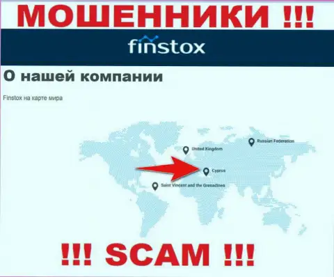 Finstox - это мошенники, их место регистрации на территории Cyprus