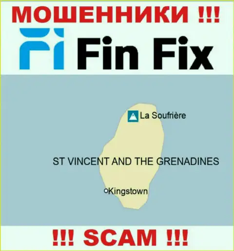 Fin Fix спрятались на территории St. Vincent & the Grenadines и беспрепятственно прикарманивают депозиты