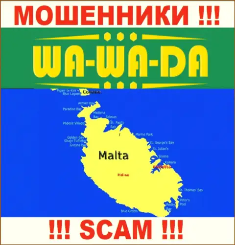 Malta - здесь юридически зарегистрирована компания Ва Ва Да