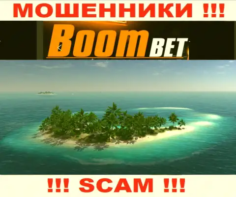 Вы не сумели найти сведения о юрисдикции Boom Bet ??? Бегите как можно дальше - это интернет-мошенники !