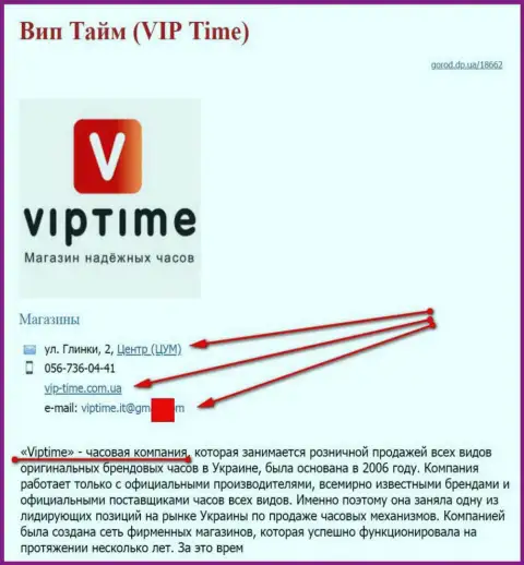 Мошенников представил СЕО, который владеет веб-ресурсом vip-time com ua (торгуют часами)