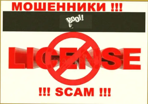 Booi Casino действуют незаконно - у данных мошенников нет лицензии !!! БУДЬТЕ ВЕСЬМА ВНИМАТЕЛЬНЫ !!!